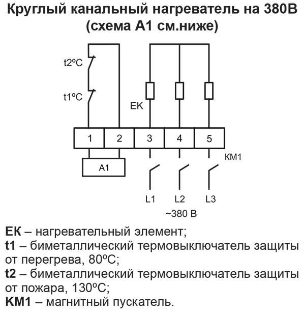 Схема подключения ЭНК-2
